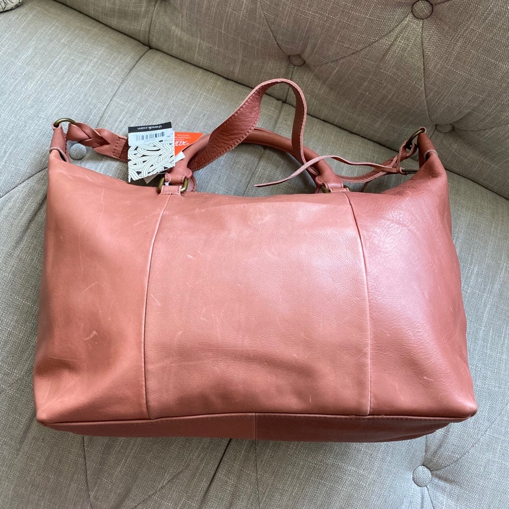 1 LEFT The Sak Sierra Convertible Leather Satchel - Picture 6 of 16